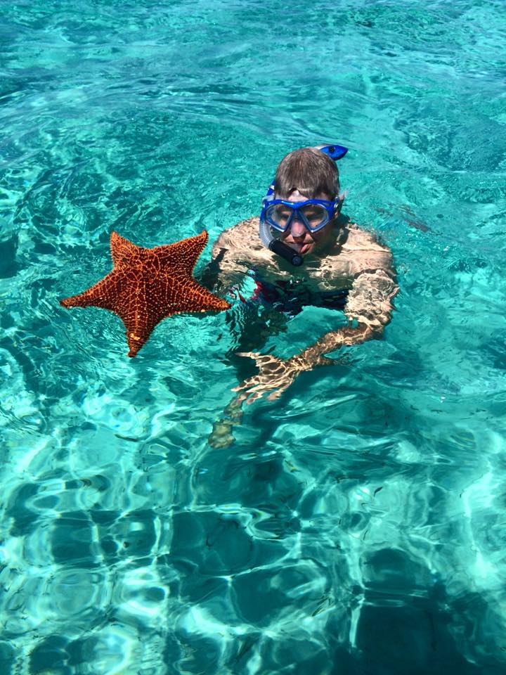 chad finds starfish