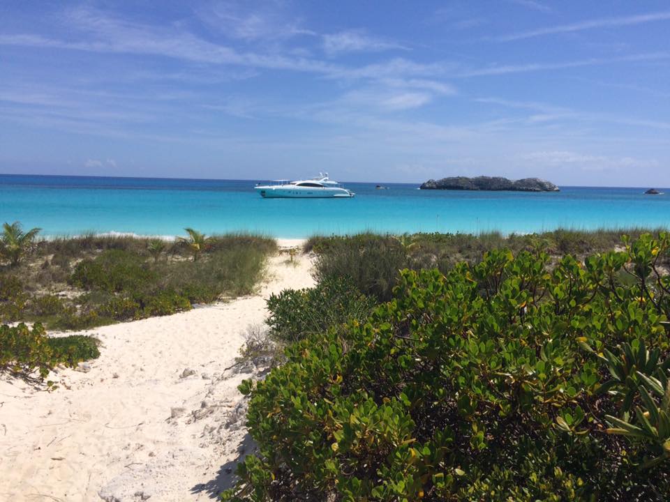 private beach trail